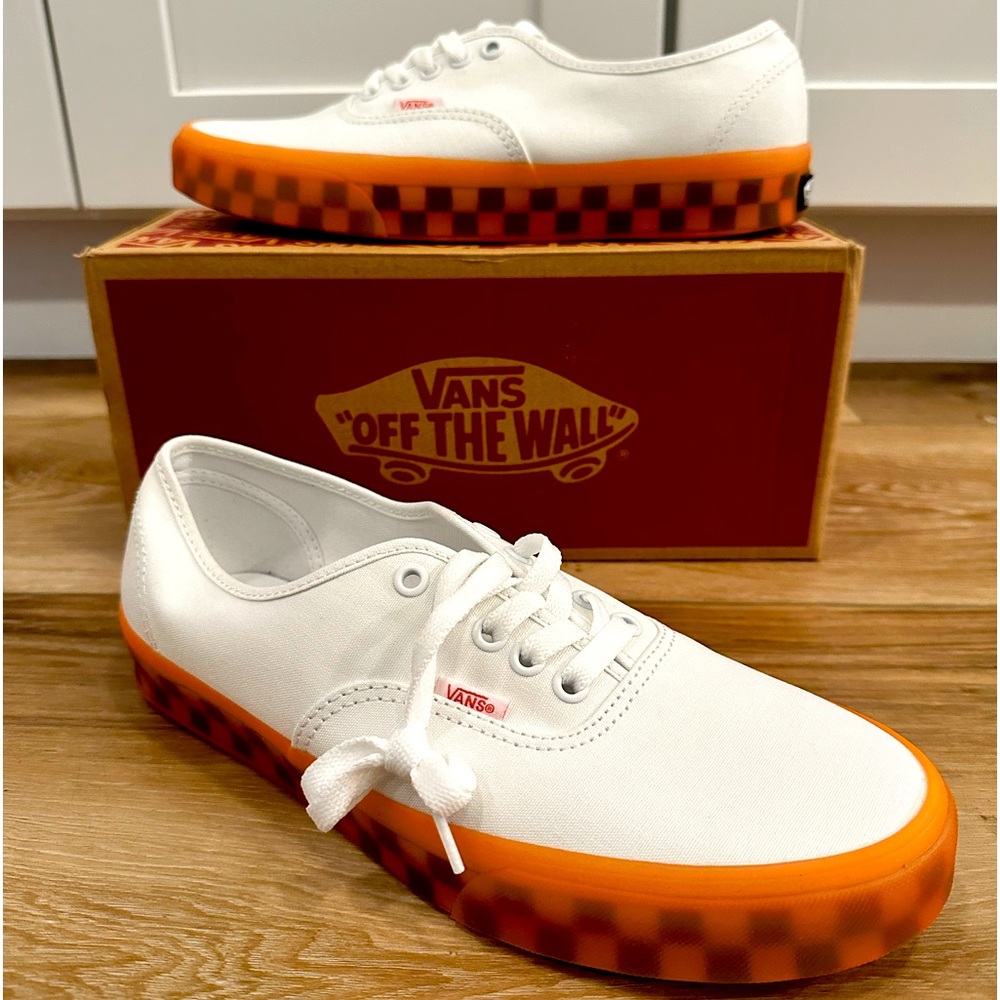 Vans White/Orange Translucent (New)